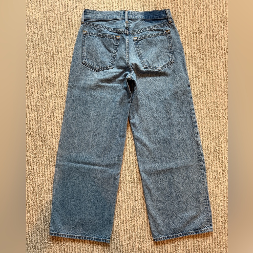 NWT Abercrombie & Fitch A&F Ultra Loose Low Rise jean 23 x-short denim - Picture 2 of 12